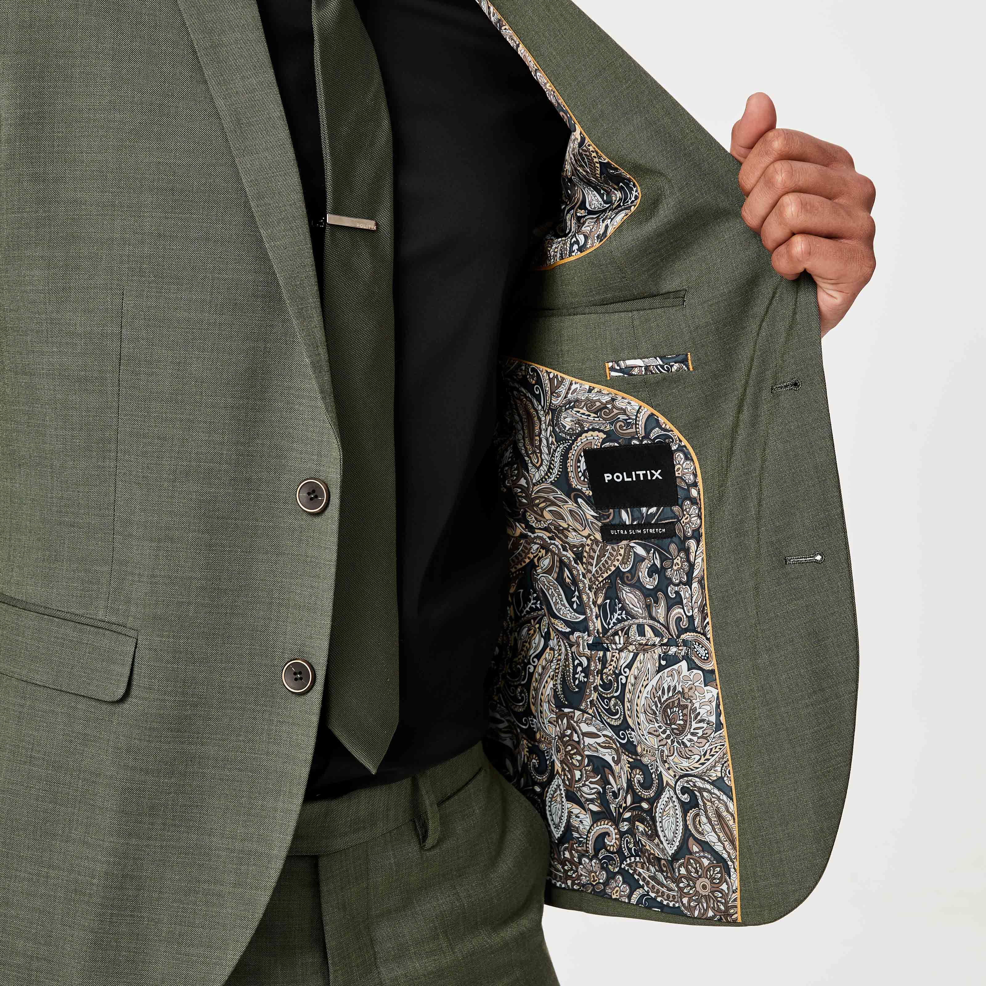 Grey jacket with khakis clearance